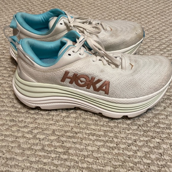 Hoka One One Bondi 8 Women's Size 8.5 B Frost Rose Gold Shoes 1127952 FTRS - Picture 2 of 9